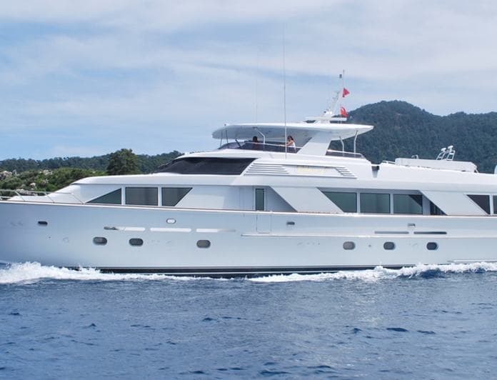 GILAINE O yacht — 34.4m Hatteras motor yacht