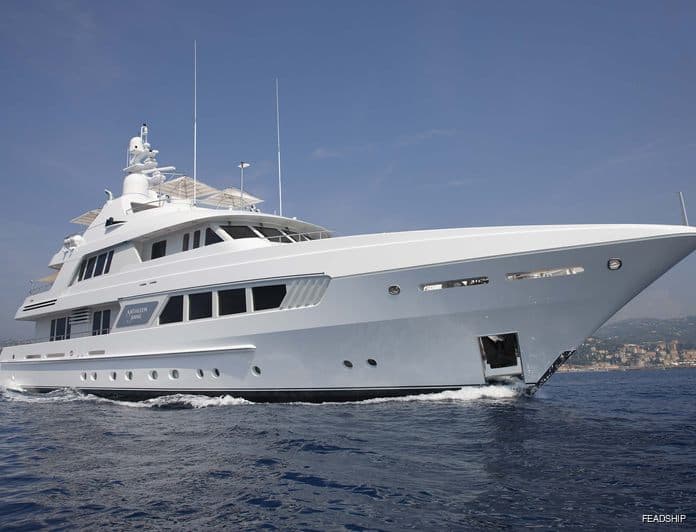 KATHLEEN ANNE yacht — 39m Feadship motor yacht