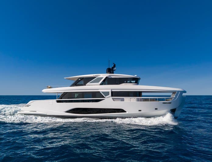 TETHYS yacht — 30m Ferretti Yachts motor yacht