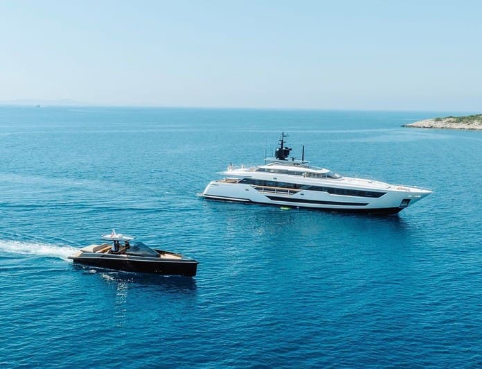 EROLIA yacht — 38.36m Custom Line motor yacht