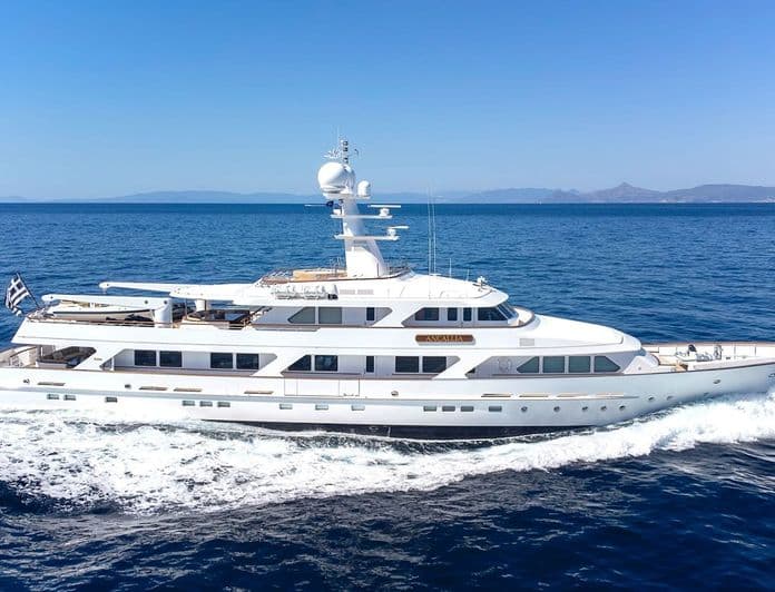 ANCALLIA yacht — 45.77m Feadship motor yacht