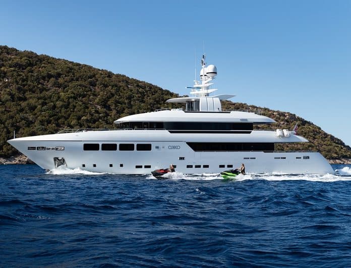 OKKO yacht — 41.1m Mondo Marine motor yacht