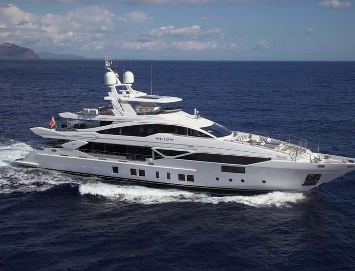 WILLOW yacht — 42m Benetti motor yacht
