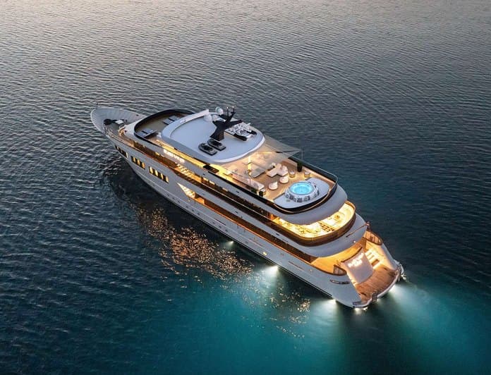 BLACK SWAN yacht — 50m Odisej Shipyard motor yacht