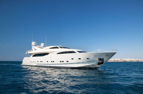 WHISPER V yacht — 34m Custom Line motor yacht