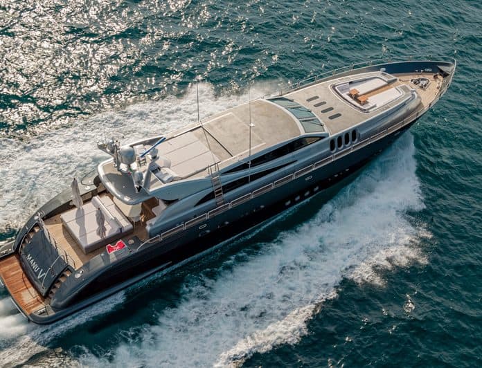 MANU V yacht — 34.2m Leopard motor yacht