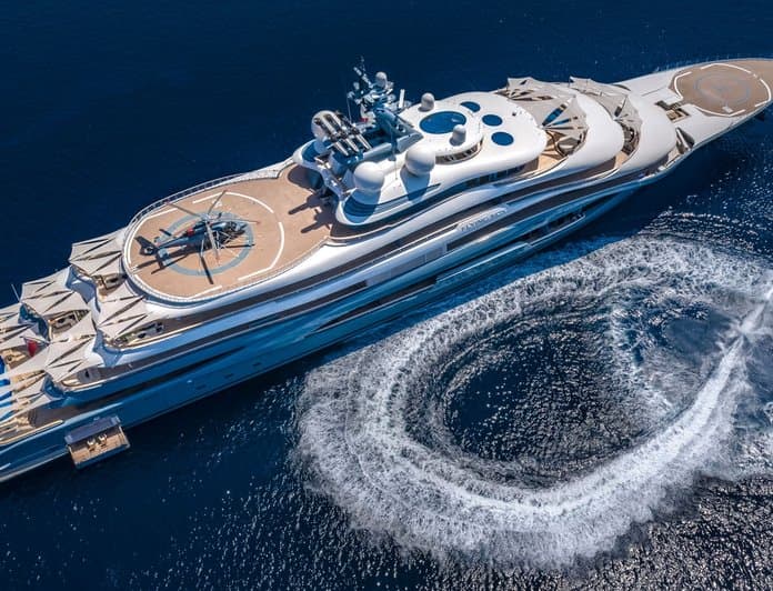 FLYING FOX yacht — 136m Lurssen motor yacht