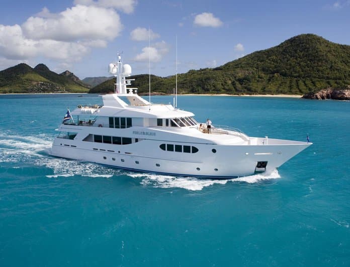 PERLE BLEUE yacht — 38m Royal Hakvoort motor yacht