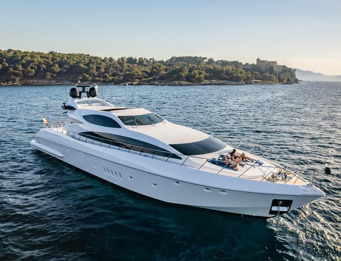 STORM yacht — 32m Mangusta motor yacht