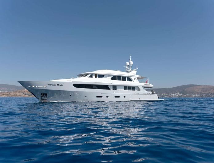 PRINCESS MELDA yacht — 42m Neta Marine motor yacht