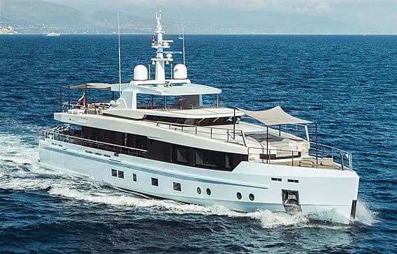 JESMA II yacht — 40m Tecnomar motor yacht
