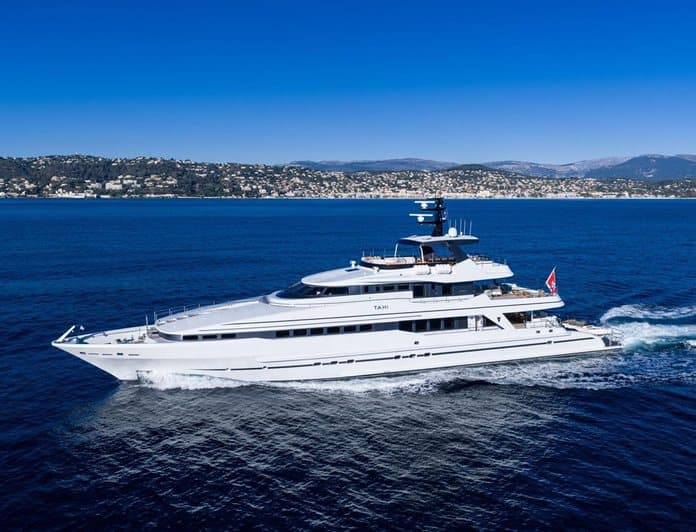 TAHI yacht — 44.08m Heesen motor yacht